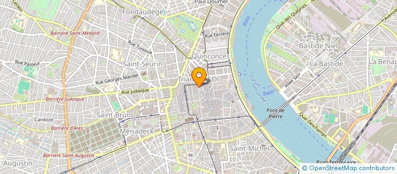 localisation de l'entreprise HAPPY COM à BORDEAUX