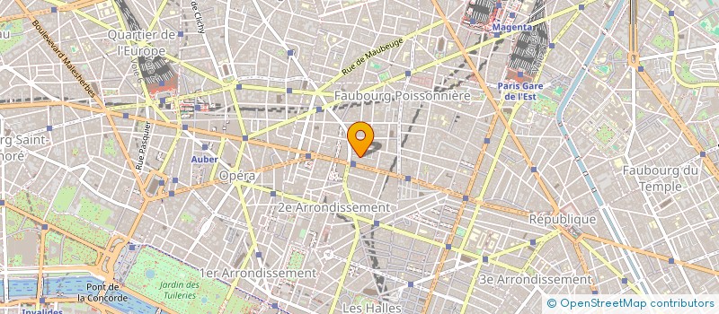 localisation de l'entreprise HAPPY COMEDIE STRASBOURG  PARIS