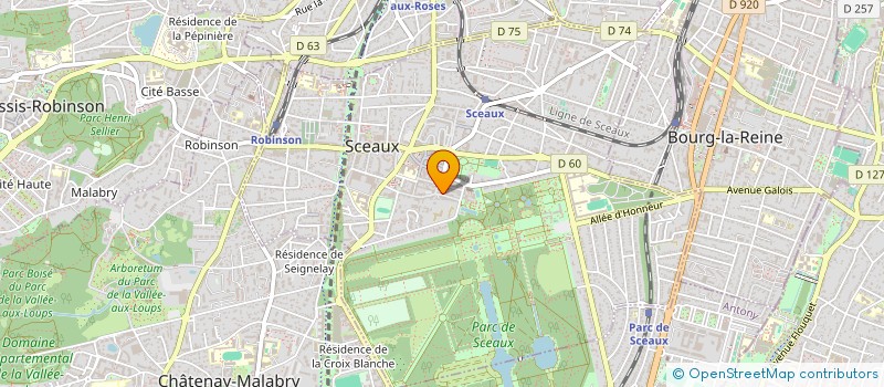 localisation de l'entreprise HAPPY COMPLIANCE à SCEAUX