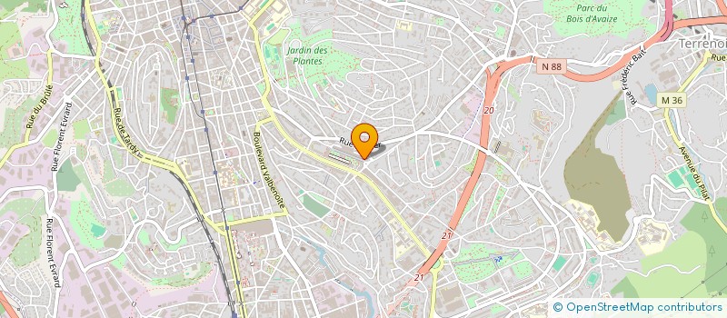 localisation de l'entreprise HAPPY CONFORT PAC CLIMATISATION PANNEAUX SOLAIRES  SAINT-ETIENNE