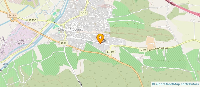 localisation de l'entreprise HAPPY CONTENT FACTORY  LANCON-PROVENCE