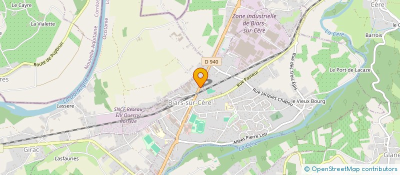 localisation de l'entreprise HAPPY CULTURE  BIARS-SUR-CERE