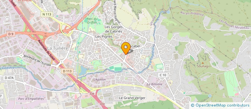 localisation de l'entreprise HAPPY DANCING  VITROLLES