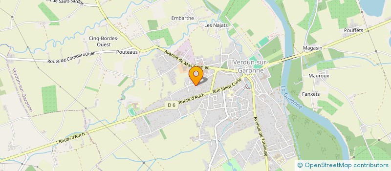 localisation de l'entreprise HAPPY DANSE 82  VERDUN-SUR-GARONNE