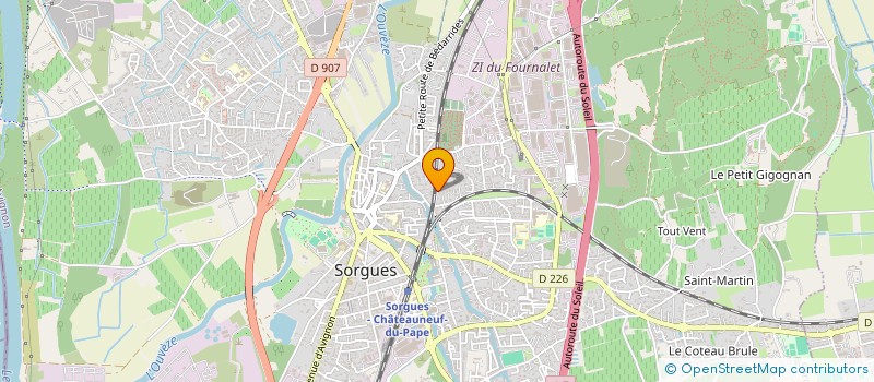 localisation de l'entreprise HAPPY DAY'S SAS  SORGUES