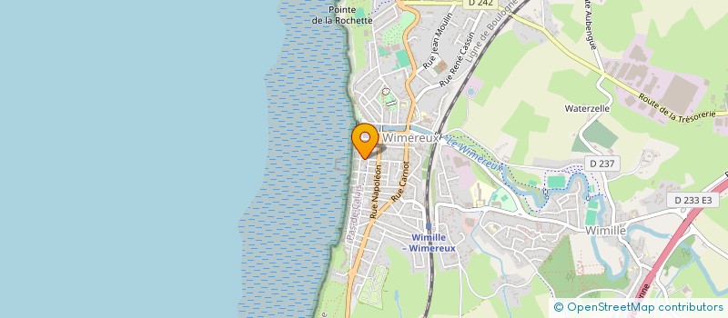 localisation de l'entreprise HAPPY DAYS  WIMEREUX