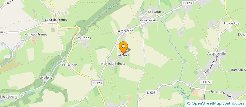 localisation de l'entreprise HAPPY DE LA HAYE  LA HAGUE