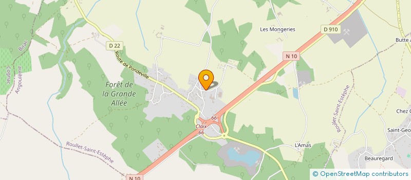 localisation de l'entreprise HAPPY DYS  ROULLET-SAINT-ESTEPHE