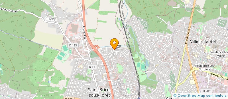 localisation de l'entreprise HAPPY FAMILY à SAINT-BRICE-SOUS-FORET