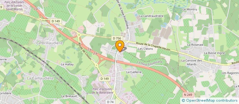 localisation de l'entreprise HAPPY FAMILY  MONNIERES