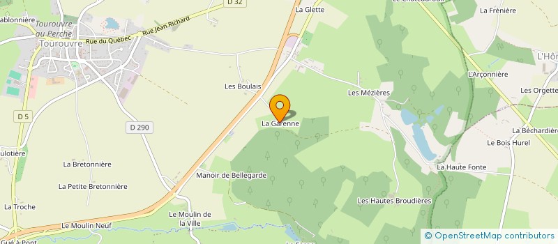 localisation de l'entreprise HAPPY FAMILY à TOUROUVRE AU PERCHE