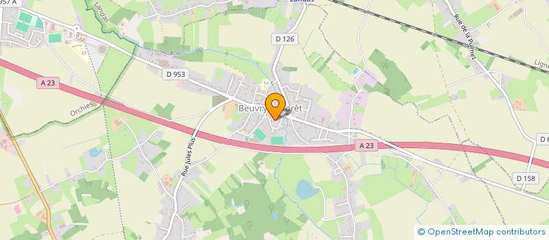 localisation de l'entreprise HAPPY FAMILY, LES PETITES GRAINES DE BONHEUR  BEUVRY-LA-FORET