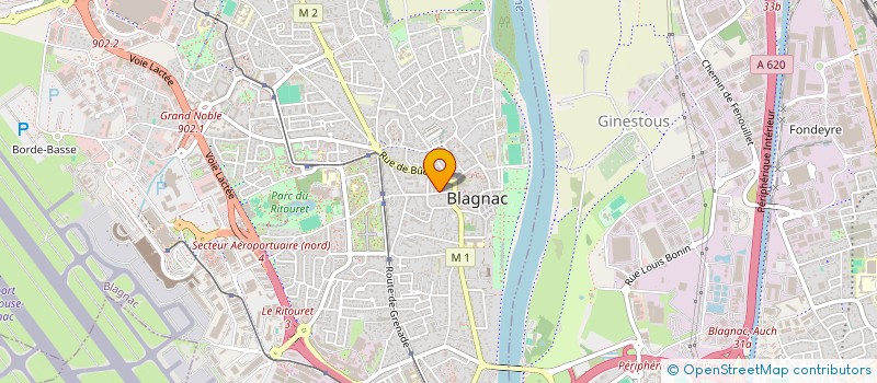 localisation de l'entreprise HAPPY FIT à BLAGNAC