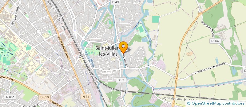 localisation de l'entreprise HAPPY FIT CLO'  SAINT-JULIEN-LES-VILLAS