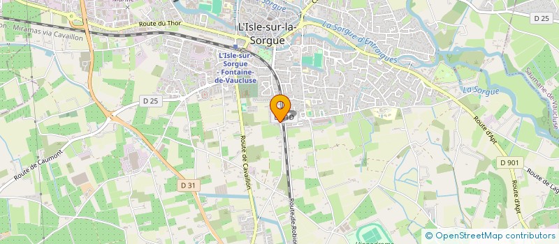 localisation de l'entreprise HAPPY FITNESS  L'ISLE-SUR-LA-SORGUE