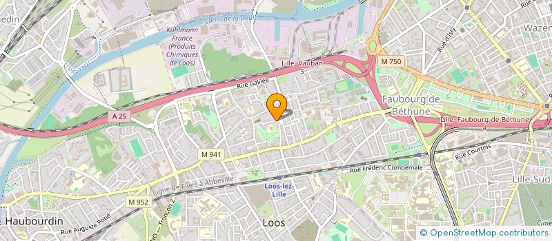 localisation de l'entreprise HAPPY'FORME LOOS  LOOS