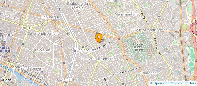 localisation de l'entreprise HAPPY FRANCE  PARIS