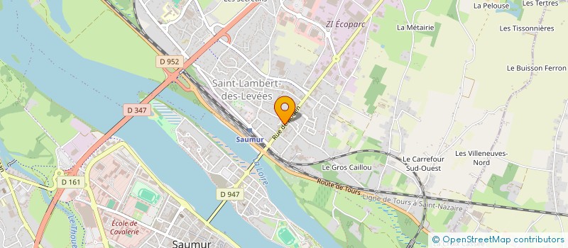 localisation de l'entreprise HAPPY FRUITS à SAUMUR