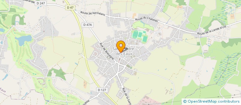 localisation de l'entreprise HAPPY GARDEN à SAINT-ANDRE-DES-EAUX