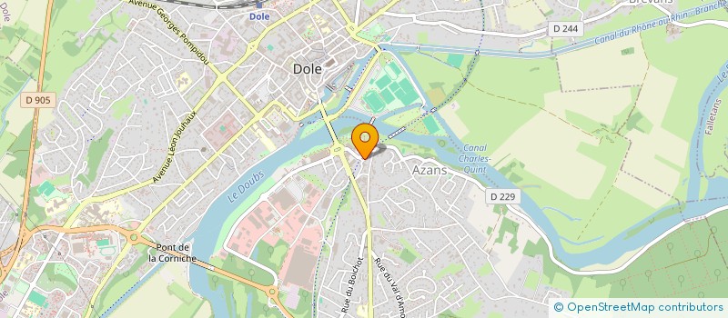 localisation de l'entreprise HAPPY GOSPEL N' YOU à DOLE