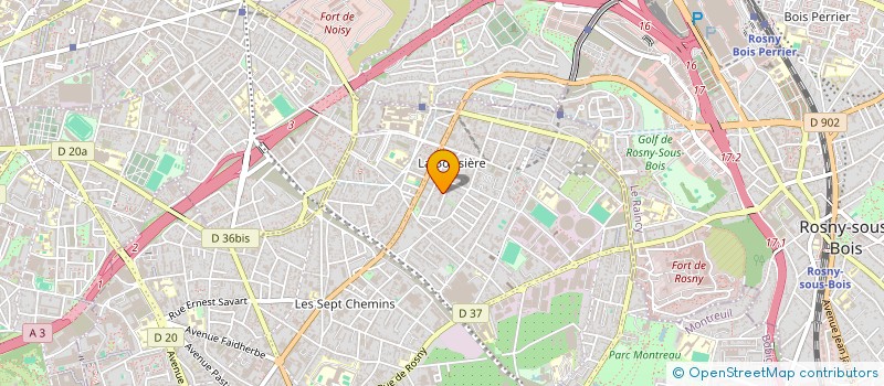 localisation de l'entreprise HAPPY HANDS à MONTREUIL