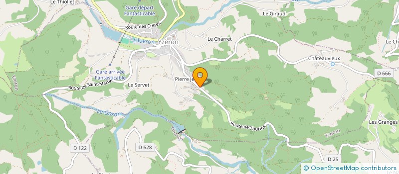 localisation de l'entreprise HAPPY HILL  YZERON