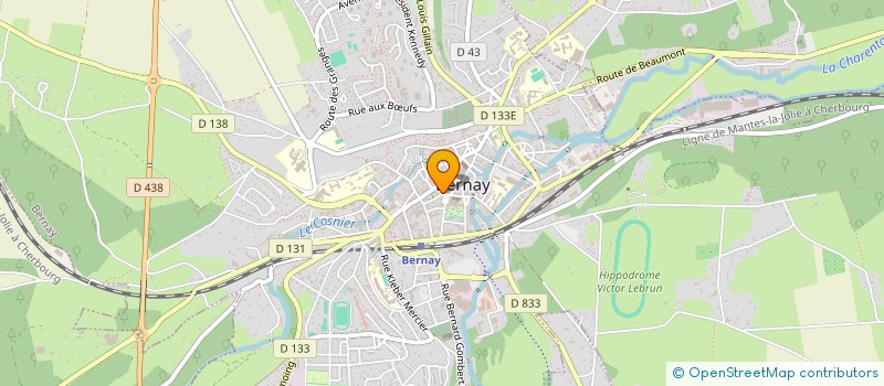 localisation de l'entreprise HAPPY HOME à BERNAY