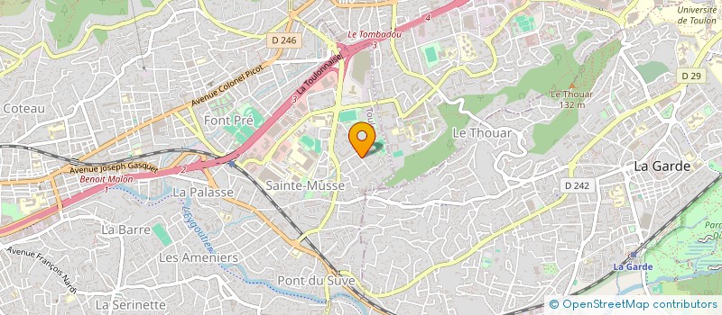 localisation de l'entreprise HAPPY HOME CONCIERGERIE  TOULON