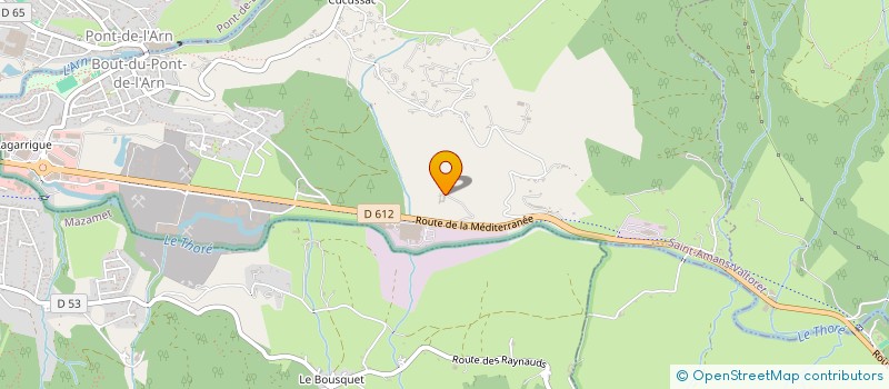 localisation de l'entreprise HAPPY HORSE BMR  BOUT-DU-PONT-DE-LARN