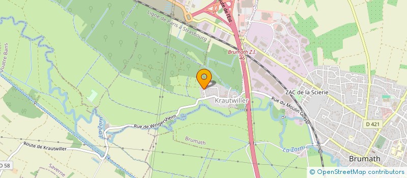 localisation de l'entreprise HAPPY HOSTS ALSACE  PONT-A-MOUSSON