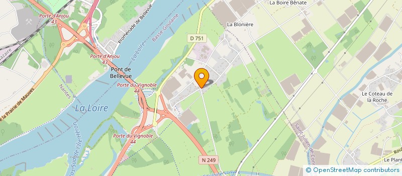 localisation de l'entreprise HAPPY HOUSE à BASSE-GOULAINE