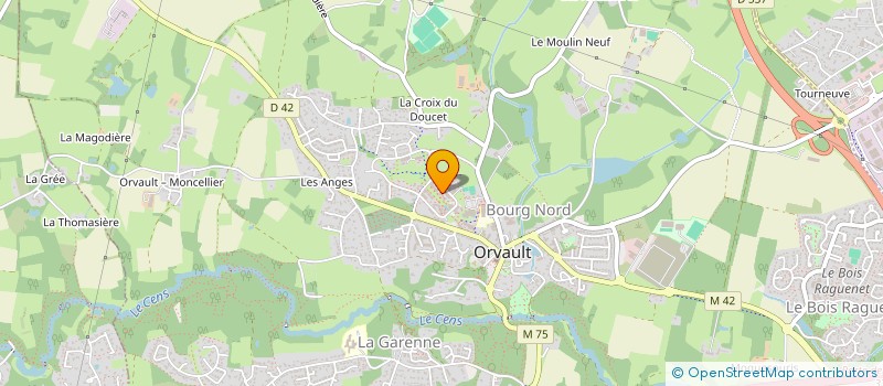 localisation de l'entreprise HAPPY INVEST à ORVAULT