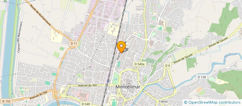 localisation de l'entreprise HAPPY KIDS à MONTELIMAR