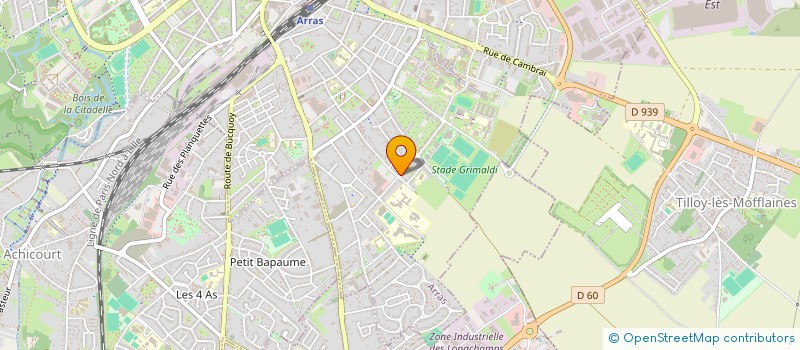 localisation de l'entreprise HAPPY LIGHT ENSEIGNES à ARRAS