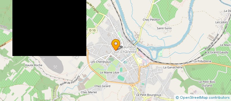 localisation de l'entreprise HAPPY M  CHATEAUNEUF-SUR-CHARENTE