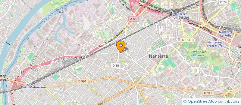 localisation de l'entreprise HAPPY M.E  NANTERRE