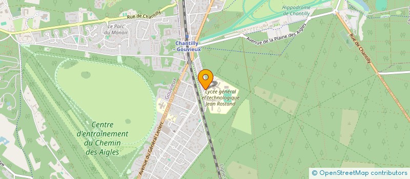 localisation de l'entreprise HAPPY'MIND  CHANTILLY