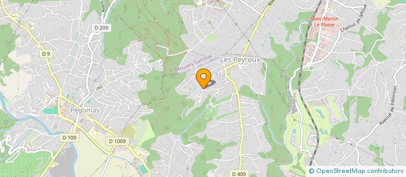 localisation de l'entreprise HAPPY MONKEY FAMILY à LA ROQUETTE-SUR-SIAGNE