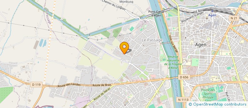 localisation de l'entreprise HAPPY MUSIC  LE PASSAGE