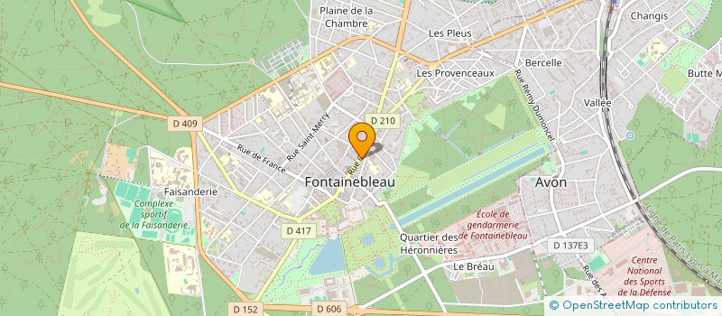 localisation de l'entreprise HAPPY NAILS  FONTAINEBLEAU