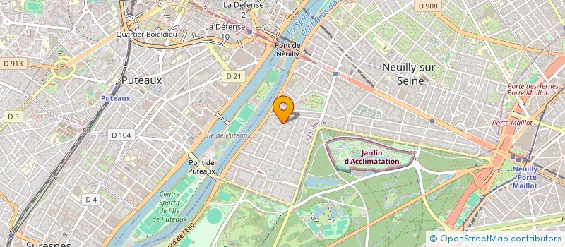 localisation de l'entreprise HAPPY PET STORE à NEUILLY-SUR-SEINE