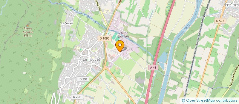 localisation de l'entreprise HAPPY POLE à LE TOUVET