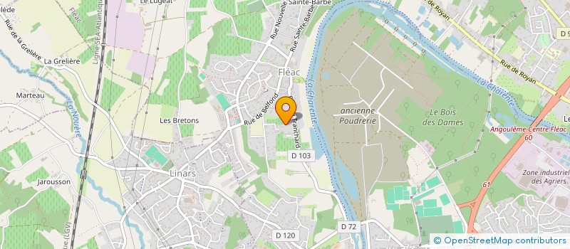 localisation de l'entreprise HAPPY PROTEC à FLEAC