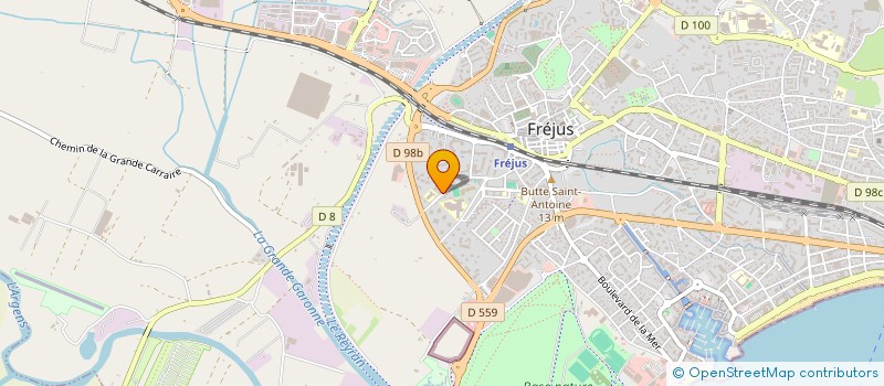 localisation de l'entreprise HAPPY'S ANIMATIONS à FREJUS