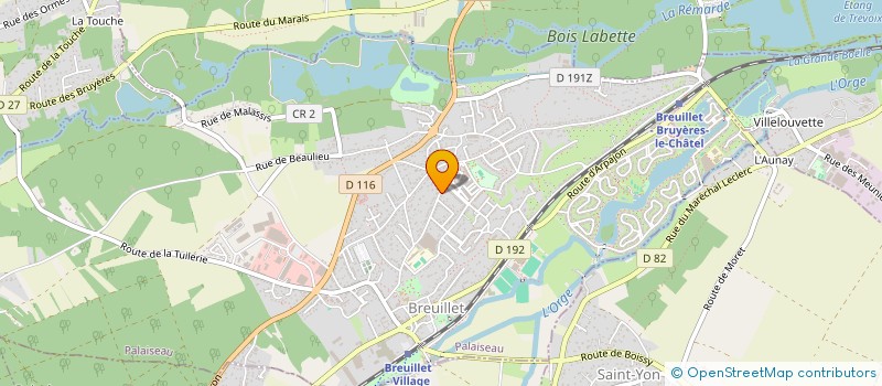 localisation de l'entreprise HAPPY SCHOOL D'ARPAJON  BREUILLET