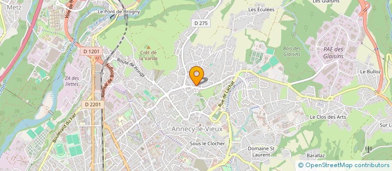 localisation de l'entreprise HAPPY-SITE à ANNECY