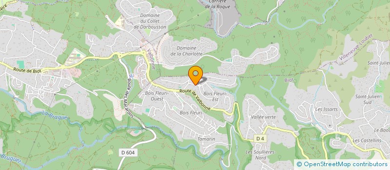 localisation de l'entreprise HAPPY SNOW  BIOT