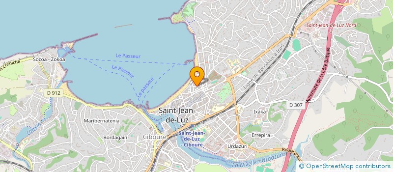 localisation de l'entreprise HAPPY SOCIETY  SAINT-JEAN-DE-LUZ