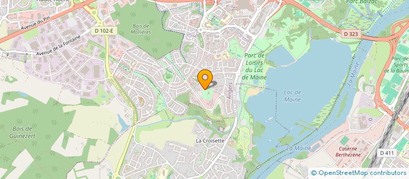 localisation de l'entreprise HAPPY SWING  ANGERS