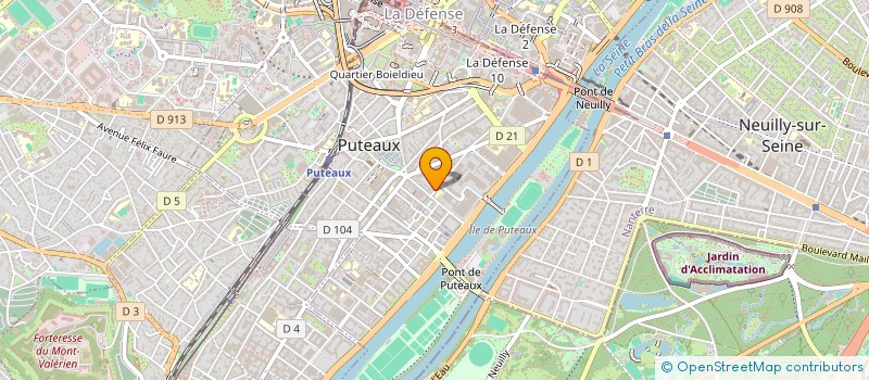 localisation de l'entreprise HAPPY TAP à PUTEAUX